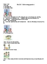 Giáo án Tiếng Việt Lớp 5 - Bài 11C  Môi trường quanh ta
